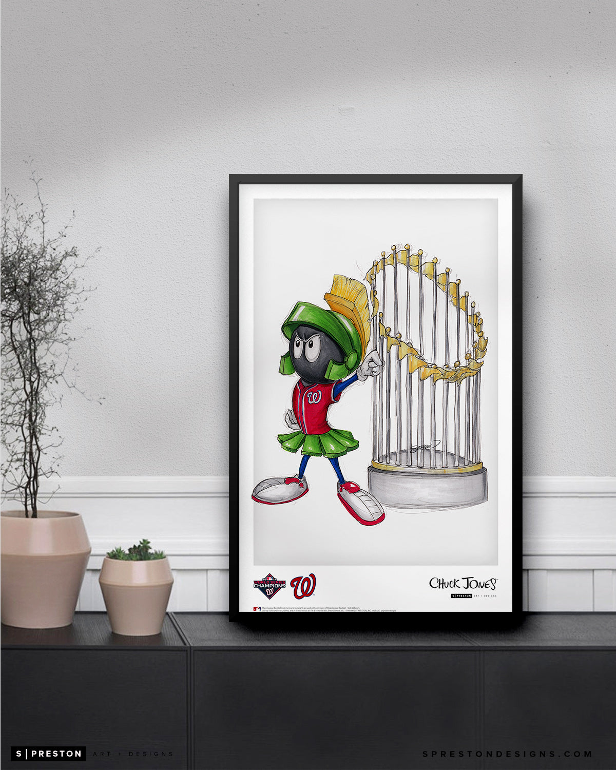 World Series Marvin The Martian 2019 Poster Print